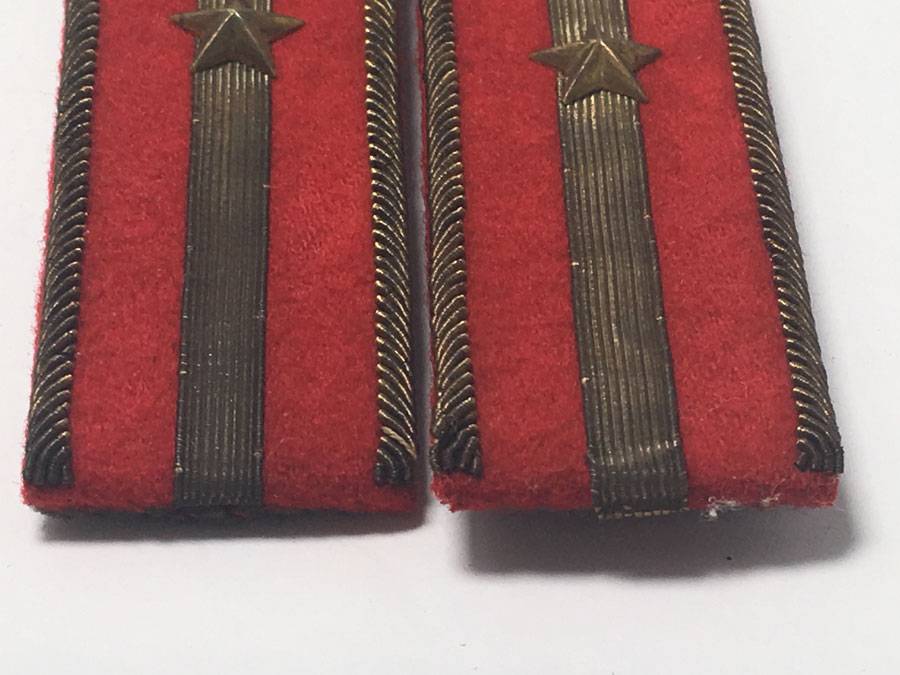 Bibian 比比昂- 当時物！ 陸軍少尉肩章日本軍四五式昭五式軍服