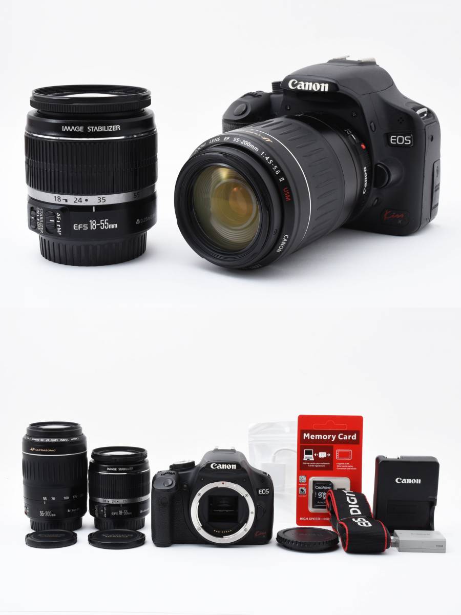 キヤノン Canon EOS 30D 300mm超望遠ダブルレンズセット