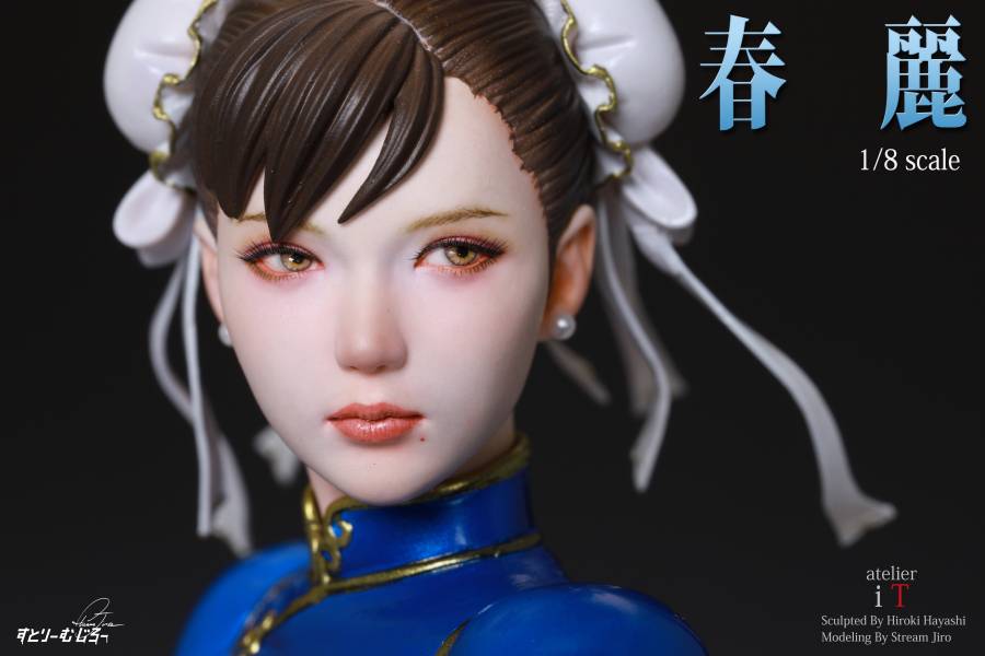 春麗　アトリエイットガレージキット完成品　1/8 カスタム フィギュア TINAMI - ［モデル］春麗 1/8スケール 【アトリエイット】